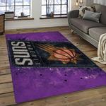 nba phoenix suns basketball team logo sport carpet rectangle area rug for living room dark room ps43