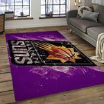 nba phoenix suns basketball team logo sport carpet rectangle area rug for living room dark room ps44
