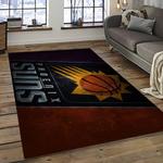 nba phoenix suns basketball team logo sport carpet rectangle area rug for living room dark room ps46