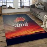 nba phoenix suns basketball team logo sport carpet rectangle area rug for living room dark room ps52