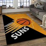 nba phoenix suns basketball team logo sport carpet rectangle area rug for living room dark room ps9