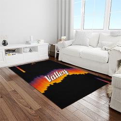 nba phoenix suns basketball team logo sport carpet rectangle area rug for living room light room ps16