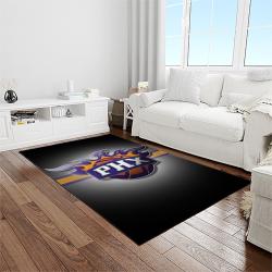 nba phoenix suns basketball team logo sport carpet rectangle area rug for living room light room ps28