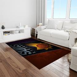 nba phoenix suns basketball team logo sport carpet rectangle area rug for living room light room ps46