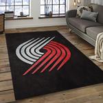 nba portland trail blazers basketball team logo sport carpet rectangle area rug for living room dark room ptb12