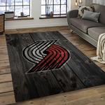 nba portland trail blazers basketball team logo sport carpet rectangle area rug for living room dark room ptb15