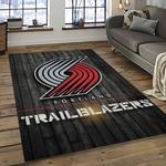 nba portland trail blazers basketball team logo sport carpet rectangle area rug for living room dark room ptb16