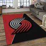 nba portland trail blazers basketball team logo sport carpet rectangle area rug for living room dark room ptb2