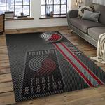 nba portland trail blazers basketball team logo sport carpet rectangle area rug for living room dark room ptb24