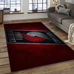 nba portland trail blazers basketball team logo sport carpet rectangle area rug for living room dark room ptb26