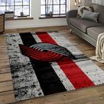 nba portland trail blazers basketball team logo sport carpet rectangle area rug for living room dark room ptb27