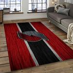 nba portland trail blazers basketball team logo sport carpet rectangle area rug for living room dark room ptb37