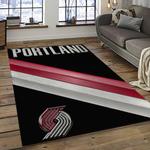 nba portland trail blazers basketball team logo sport carpet rectangle area rug for living room dark room ptb39