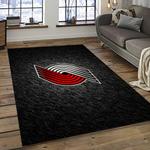 nba portland trail blazers basketball team logo sport carpet rectangle area rug for living room dark room ptb7