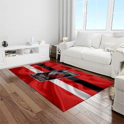 nba portland trail blazers basketball team logo sport carpet rectangle area rug for living room light room ptb9