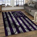 nba sacramento kings basketball team logo sport carpet rectangle area rug for living room dark room sck13
