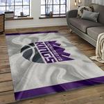 nba sacramento kings basketball team logo sport carpet rectangle area rug for living room dark room sck16