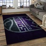 nba sacramento kings basketball team logo sport carpet rectangle area rug for living room dark room sck17