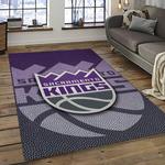 nba sacramento kings basketball team logo sport carpet rectangle area rug for living room dark room sck22