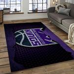nba sacramento kings basketball team logo sport carpet rectangle area rug for living room dark room sck4