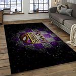 nba sacramento kings basketball team logo sport carpet rectangle area rug for living room dark room sck5