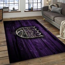 NBA Sacramento Kings Rectangle Rug Personalized Non-Slip Carpet Gift For Basketball Fans SCK6