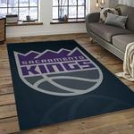 nba sacramento kings basketball team logo sport carpet rectangle area rug for living room dark room sck7