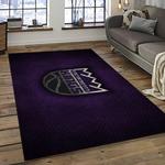 nba sacramento kings basketball team logo sport carpet rectangle area rug for living room dark room sck8
