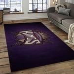 nba sacramento kings basketball team logo sport carpet rectangle area rug for living room dark room sck9