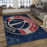 nba washington wizards basketball team logo sport carpet rectangle area rug for living room dark room wsw20