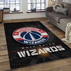 NBA Washington Wizards Rectangle Rug Personalized Non-Slip Carpet Gift For Basketball Fans WSW4