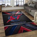 nba washington wizards basketball team logo sport carpet rectangle area rug for living room dark room wsw5