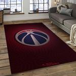 nba washington wizards basketball team logo sport carpet rectangle area rug for living room dark room wsw9