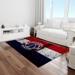 nba washington wizards basketball team logo sport carpet rectangle area rug for living room light room wsw14