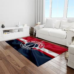nba washington wizards basketball team logo sport carpet rectangle area rug for living room light room wsw16