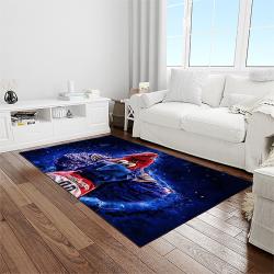 nba washington wizards basketball team logo sport carpet rectangle area rug for living room light room wsw19