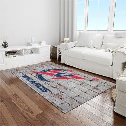 nba washington wizards basketball team logo sport carpet rectangle area rug for living room light room wsw6