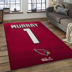 NFL Arizona Cardinals Football Team Logo Sport Carpet Rectangle Area Rug For Living Room AC03
