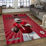 nfl arizona cardinals football team logo sport carpet rectangle area rug for living room dark room ac05