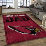 nfl arizona cardinals football team logo sport carpet rectangle area rug for living room dark room ac12