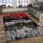 nfl arizona cardinals football team logo sport carpet rectangle area rug for living room dark room ac16