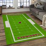 nfl arizona cardinals football team logo sport carpet rectangle area rug for living room dark room ac17