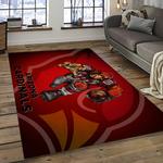 nfl arizona cardinals football team logo sport carpet rectangle area rug for living room dark room ac19