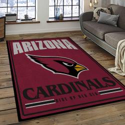 NFL Arizona Cardinals Football Team Logo Sport Carpet Rectangle Area Rug For Living Room AC22