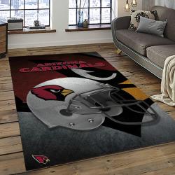 NFL Arizona Cardinals Football Team Logo Sport Carpet Rectangle Area Rug For Living Room AC25