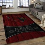 nfl arizona cardinals football team logo sport carpet rectangle area rug for living room dark room ac31