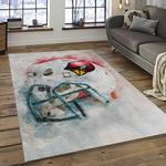 nfl arizona cardinals football team logo sport carpet rectangle area rug for living room dark room ac34