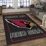 nfl arizona cardinals football team logo sport carpet rectangle area rug for living room dark room ac43