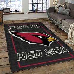 NFL Arizona Cardinals Football Team Logo Sport Carpet Rectangle Area Rug For Living Room AC43