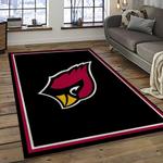 nfl arizona cardinals football team logo sport carpet rectangle area rug for living room dark room ac50